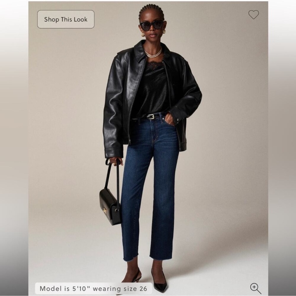 J.Crew Mid-rise kickout jean Penny Basil Wash